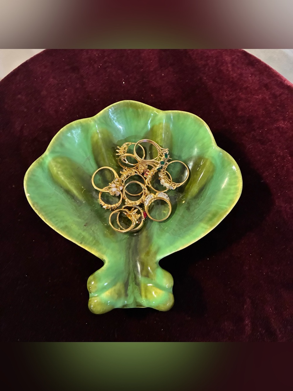 Bundle of 12 Empty Rings Various Sizes Missing Stones or Empty Settings
